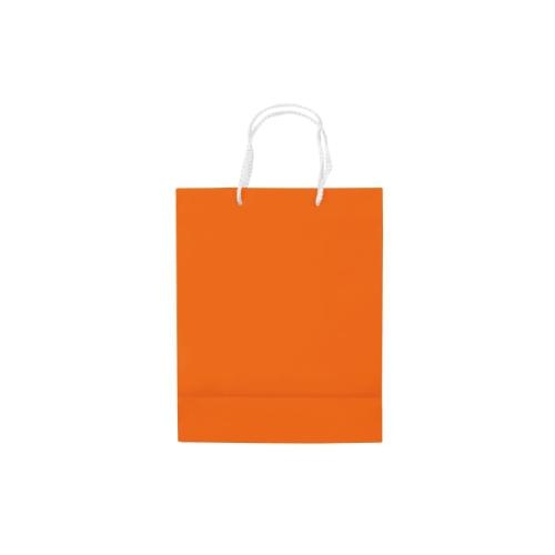 Papieren tas middel oranje
