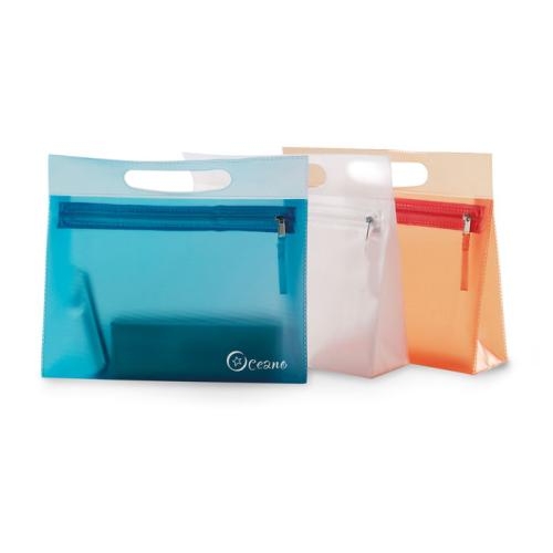 Transparante toilettas Moonlight blauw